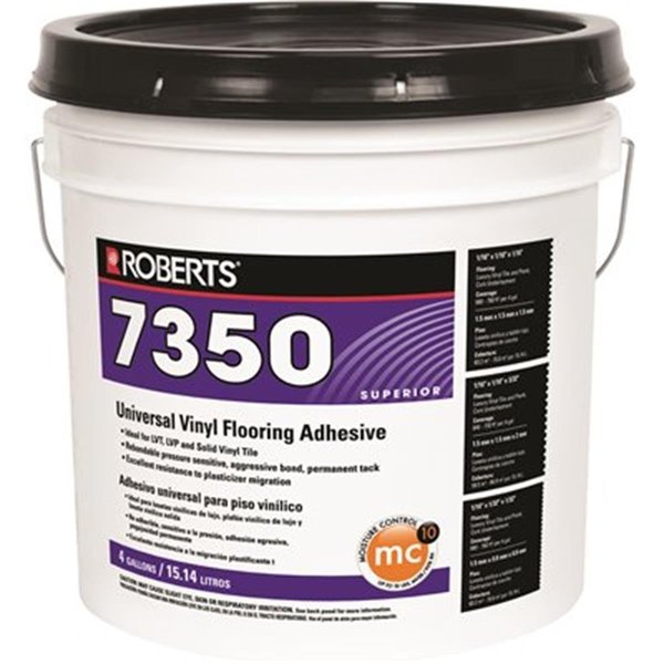 Roberts Roberts 7350-4 Roberts Universal Vinyl Flooring Adhesive 4 Gal 3563062
